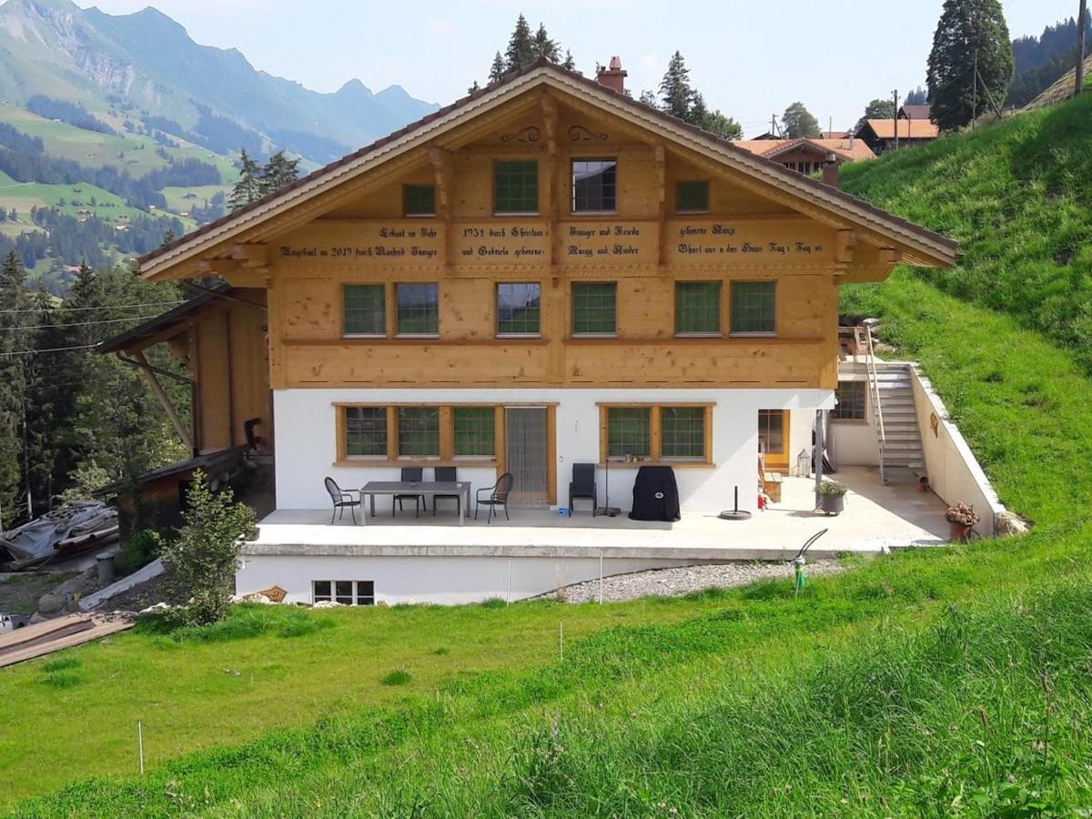 Ferien In Der Bergwelt Von Adelboden Acomodação com café da manhã Exterior foto
